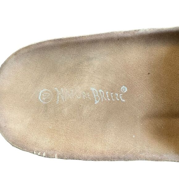 Nature Breeze Flower Espadrille Slide Sandals in Red Size 10 Summer - Picture 7 of 11